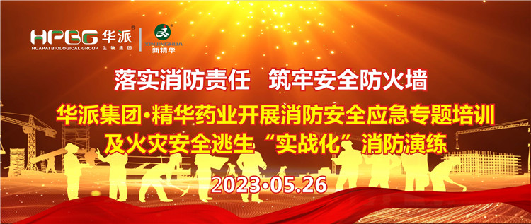 落实消防责任 筑牢清静防火墙 | 华派集团&middot;澳门新葡萄新京威尼斯药业开展消防清静应急专题培训及火灾清静逃生&ldquo;实战化&rdquo;消防演练