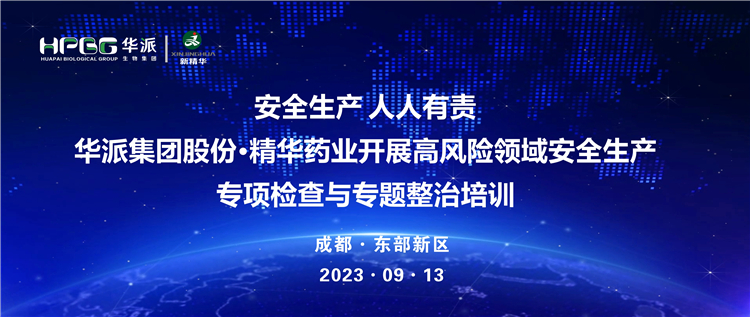 清静生产 人人有责 | 华派集团股份&middot;澳门新葡萄新京威尼斯药业开展高危害领域清静生产专项检查与专题整治培训