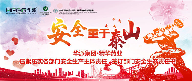 清静重于泰山 |华派集团&bull;澳门新葡萄新京威尼斯药业压紧压实各部分清静生产主体责任 签署部分清静生产责任书